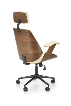 Halmar Fotele*IGNAZIO fotel obrotowy, orzechowy-kremowy (1p=1szt)1 sztuka