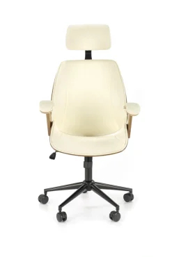 Halmar Fotele*IGNAZIO fotel obrotowy, orzechowy-kremowy (1p=1szt)1 sztuka