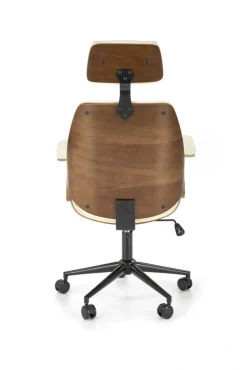 Halmar Fotele*IGNAZIO fotel obrotowy, orzechowy-kremowy (1p=1szt)1 sztuka