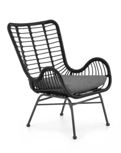 Halmar Fotele*IKARO 2 fotel czarny / popielaty (1p=4szt)1 sztuka