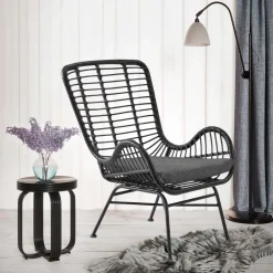 Halmar Fotele*IKARO 2 fotel czarny / popielaty (1p=4szt)1 sztuka