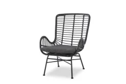 Halmar Fotele*IKARO 2 fotel czarny / popielaty (1p=4szt)1 sztuka