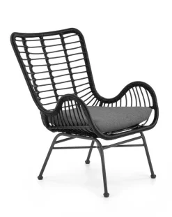 Halmar Fotele*IKARO 2 fotel czarny / popielaty (1p=4szt)1 sztuka