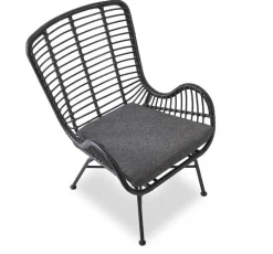 Halmar Fotele*IKARO 2 fotel czarny / popielaty (1p=4szt)1 sztuka