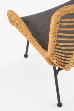 Halmar Fotele*IKARO fotel czarny / naturalny / popielaty (1p=4szt)1 sztuka