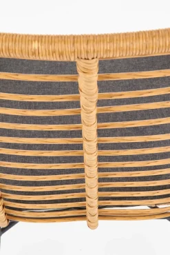 Halmar Fotele*IKARO fotel czarny / naturalny / popielaty (1p=4szt)1 sztuka