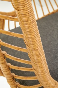 Halmar Fotele*IKARO fotel czarny / naturalny / popielaty (1p=4szt)1 sztuka