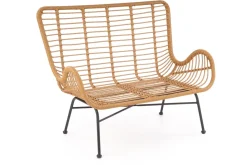 Halmar Meble Ogrodowe*IKARO XL sofa naturalny-popiel (1p=2szt)1 sztuka