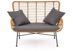 Halmar Meble Ogrodowe*IKARO XL sofa naturalny-popiel (1p=2szt)1 sztuka