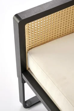 Halmar Fotele*ILARIO fotel wypoczynkowy, czarny / naturalny (1p=1szt)1 sztuka