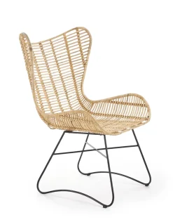 Halmar Meble Ogrodowe|Fotele*INDIANA fotel wypoczynkowy rattan naturalny (2p=1szt)1 sztuka