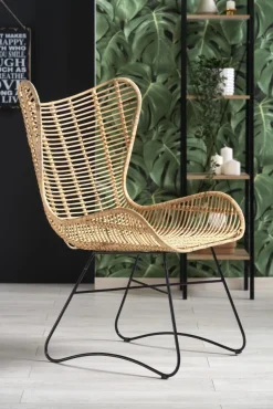 Halmar Meble Ogrodowe|Fotele*INDIANA fotel wypoczynkowy rattan naturalny (2p=1szt)1 sztuka