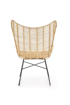 Halmar Meble Ogrodowe|Fotele*INDIANA fotel wypoczynkowy rattan naturalny (2p=1szt)1 sztuka