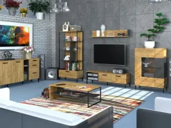 Mebelbos Biurka Do Biura|Biurka Do Pokoju Młodzieżowego*Industrialne biurko z szufladą Santes