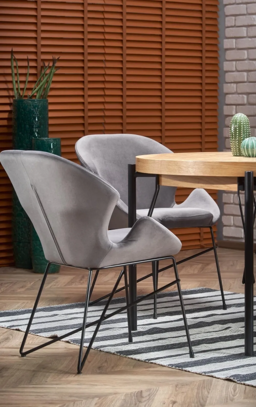 Halmar Stoły*INFERNO stół rozkładany dąb naturalny - czarny (2p=1szt)1 sztuka