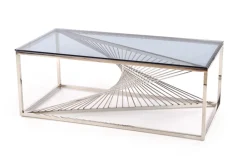 Halmar Ławy I Stoliki Do Salonu|Stoliki Kawowe I Ławy*INFINITY ława, stelaż - srebrny, szkło - dymiony (1p=1szt)1 sztuka