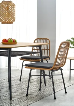 Halmar Stoły*JACKSON stół, blat - dąb złoty, noga - czarny (2p=1szt)1 sztuka