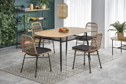 Halmar Stoły*JACKSON stół, blat - dąb złoty, noga - czarny (2p=1szt)1 sztuka