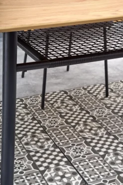 Halmar Stoły*JACKSON stół, blat - dąb złoty, noga - czarny (2p=1szt)1 sztuka