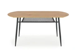 Halmar Stoły*JACKSON stół, blat - dąb złoty, noga - czarny (2p=1szt)1 sztuka