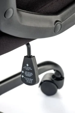 Halmar Fotele*JENSEN fotel gabinetowy, czarny - popielaty - czerwony1 sztuka