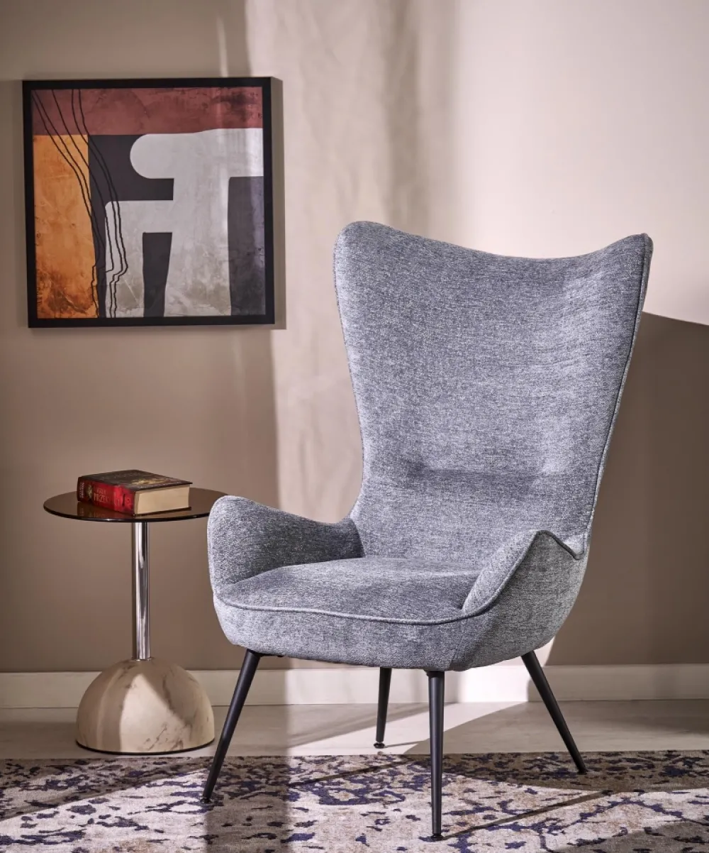 Halmar Fotele*JUKON fotel wypoczynkowy popielaty (1p=1szt)1 sztuka