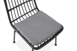 Halmar Meble Ogrodowe|Meble Ogrodowe*K401 krzesło czarny / popielaty (1p=4szt)1 sztuka