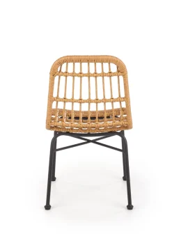 Halmar Meble Ogrodowe|Meble Ogrodowe*K401 krzesło naturalny / czarny (1p=4szt)1 sztuka