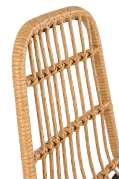 Halmar Meble Ogrodowe|Meble Ogrodowe*K401 krzesło naturalny / czarny (1p=4szt)1 sztuka