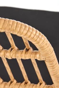 Halmar Meble Ogrodowe|Meble Ogrodowe*K401 krzesło naturalny / czarny (1p=4szt)1 sztuka