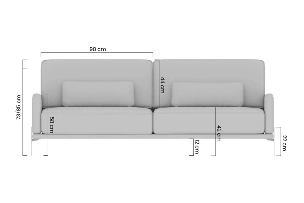 Bogart Kanapy I Sofy Do Salonu*Kanapa Meloria z funkcją spania