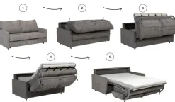 Hauss Łóżka Młodzieżowe|Kanapy I Sofy Do Salonu*Kanapa z materacem i stelażem włoskim Carmen