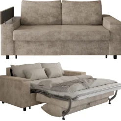 Hauss Łóżka Młodzieżowe|Kanapy I Sofy Do Salonu*Kanapa z materacem i stelażem włoskim z pojemnikami Carmen