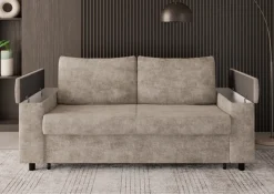 Hauss Łóżka Młodzieżowe|Kanapy I Sofy Do Salonu*Kanapa z materacem i stelażem włoskim z pojemnikami Carmen