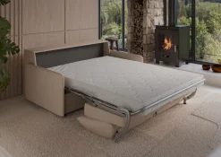 Hauss Łóżka Młodzieżowe|Kanapy I Sofy Do Salonu*Kanapa z materacem 160x196 cm i stelażem włoskim Selo Ditra New 20