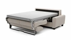 Wersal Łóżka Młodzieżowe|Kanapy I Sofy Do Salonu*Kanapa ze stelażem włoskim i materacem 160x190 Capri beżowa Curio 09