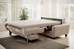 Wersal Łóżka Młodzieżowe|Kanapy I Sofy Do Salonu*Kanapa ze stelażem włoskim i materacem 160x190 Capri beżowa Curio 09
