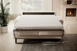 Wersal Łóżka Młodzieżowe|Kanapy I Sofy Do Salonu*Kanapa ze stelażem włoskim i materacem 160x190 Capri ciepły szary Curio 84