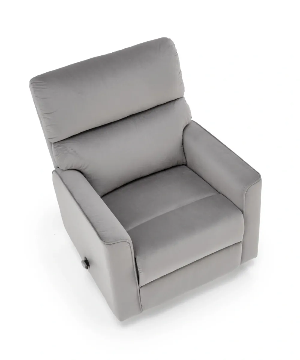 Halmar Fotele*KARIM fotel wypoczynkowy popielaty (2p=1szt)1 sztuka