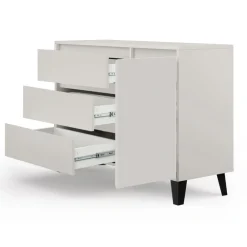 Mebelbos Komody Do Biura|Komody Do Przedpokoju*Kaszmirowa komoda z 3 szufladami i szafką BORG