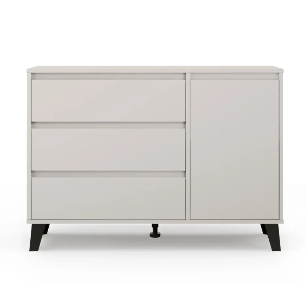 Mebelbos Komody Do Biura|Komody Do Przedpokoju*Kaszmirowa komoda z 3 szufladami i szafką BORG