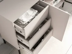 ML Meble Komody Do Biura|Komody Młodzieżowe*Kaszmirowa komoda z szufladami i witryna Barnee 02