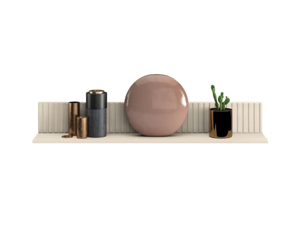 ML Meble Półki*Kaszmirowa półka ścienna Sophie 09