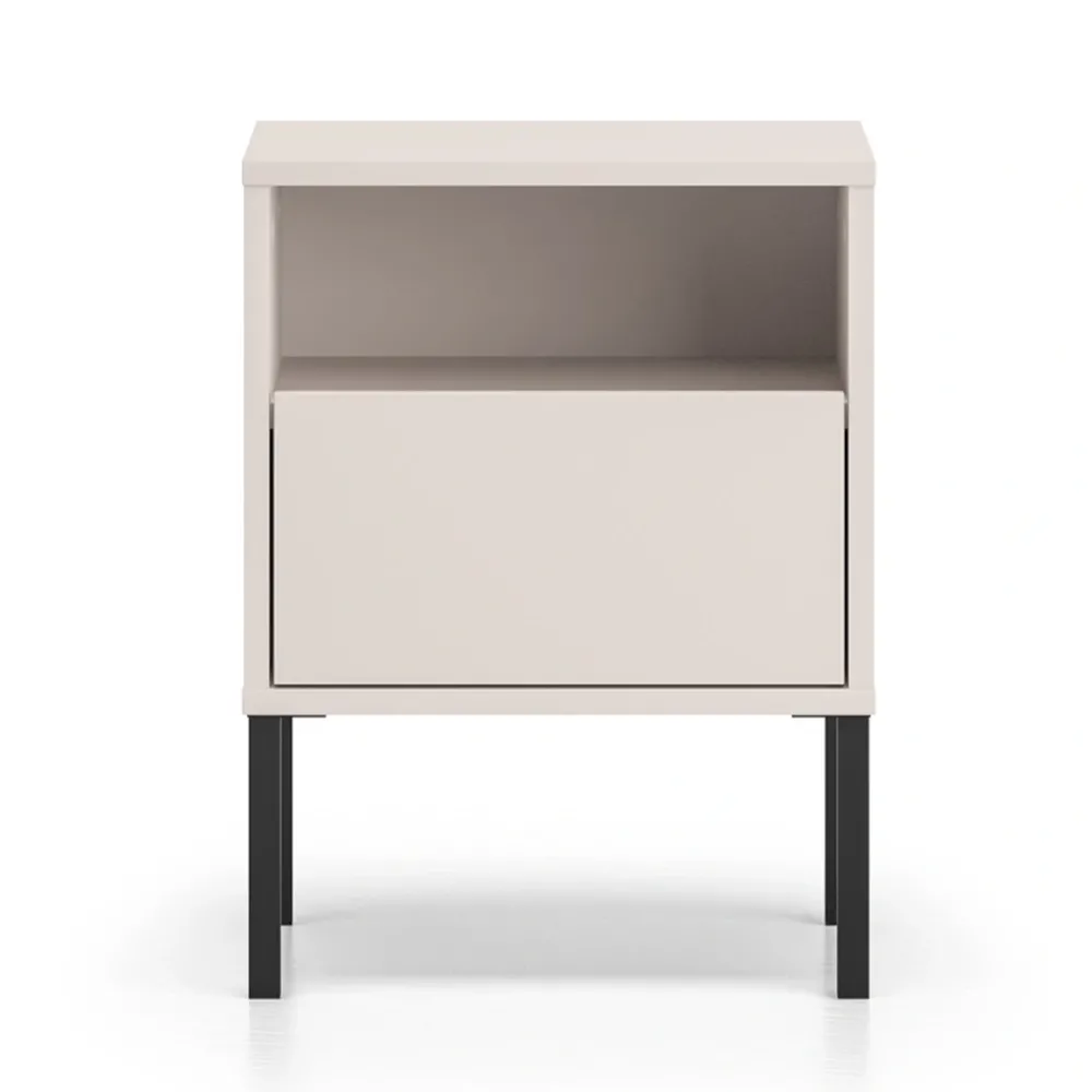 ML Meble Szafki Nocne Do Pokoju Młodzieżowego|Szafki Nocne Do Sypialni*Kaszmirowa szafka nocna na wysokich nóżkach Barnee 05