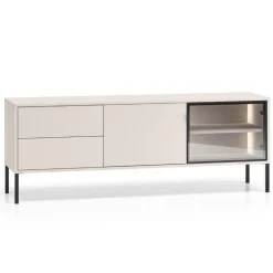 ML Meble Szafki Rtv Do Salonu|Szafki Rtv*Kaszmirowa szafka RTV z wysokimi nóżkami Barnee 04