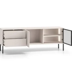 ML Meble Szafki Rtv Do Salonu|Szafki Rtv*Kaszmirowa szafka RTV z wysokimi nóżkami Barnee 04