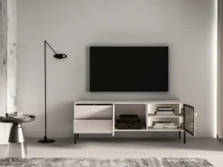 ML Meble Szafki Rtv Do Salonu|Szafki Rtv*Kaszmirowa szafka RTV z wysokimi nóżkami Barnee 04