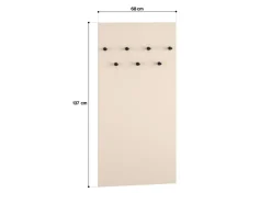 ML Meble Wieszaki*Kazmirowy panel wieszak 7k Sophie 19