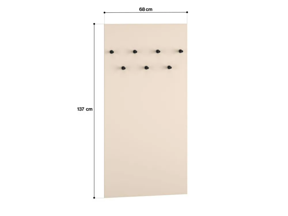 ML Meble Wieszaki*Kazmirowy panel wieszak 7k Sophie 19