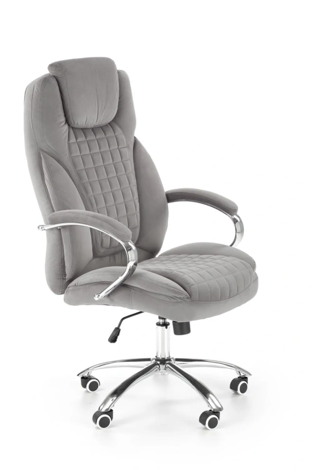 Halmar Fotele*KING 2 fotel gabinetowy, tkanina popielaty (1p=1szt)1 sztuka